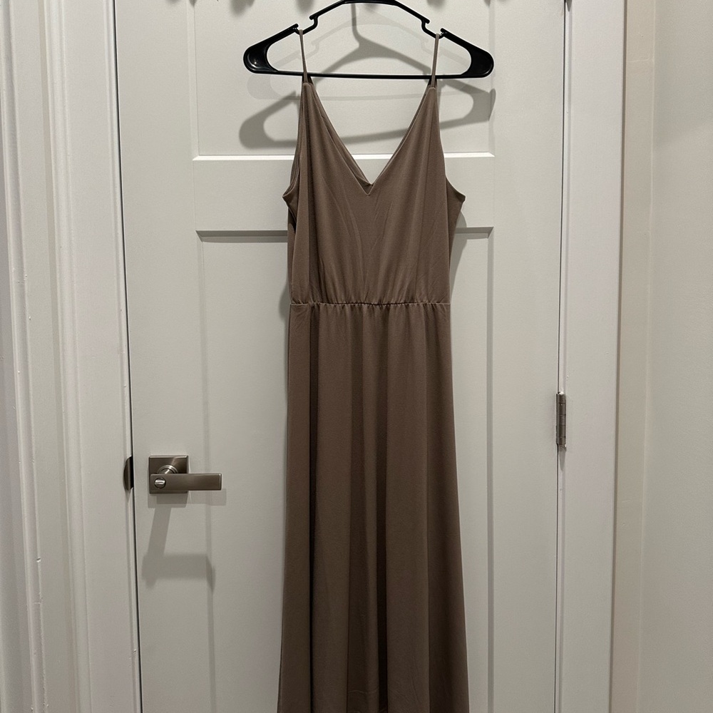 H&M Taupe Maxi Dress